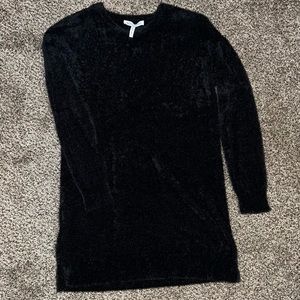 Black Fuzzy BCBGeneration Dress Size Small
